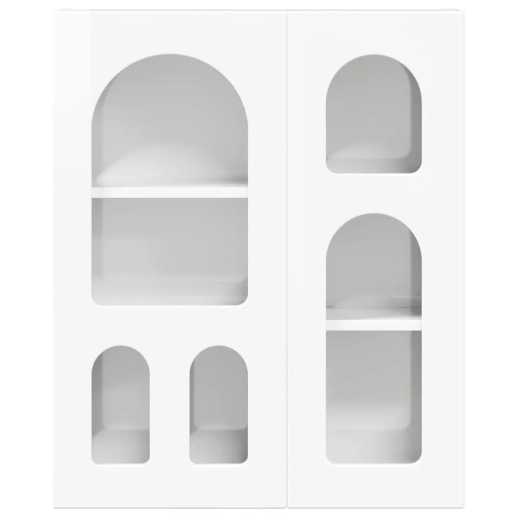 Armadio pensile con lo scaffale Bianco Lucido 59 x 20 x 71.5 cm CFW3160294