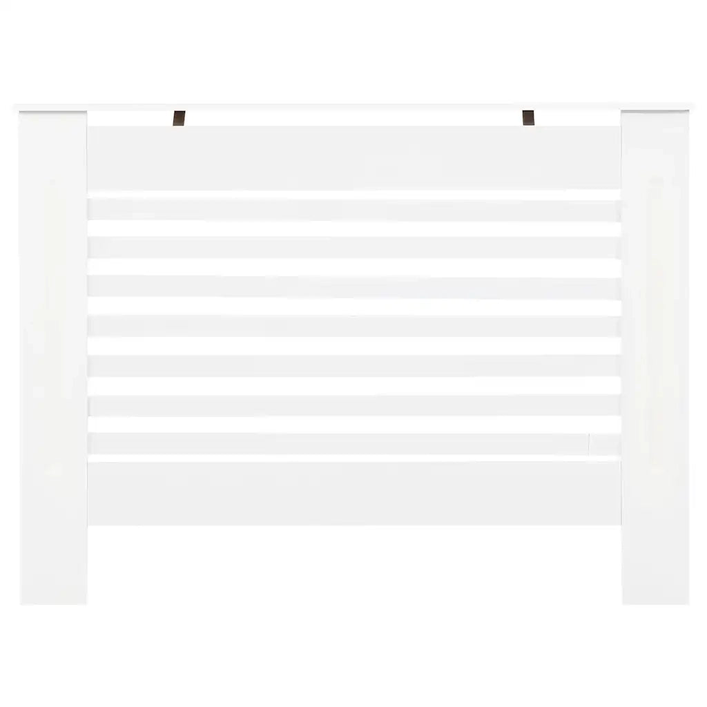 Coperture per Radiatori 2 pz Bianche 112x19x81,5 cm in MDF
