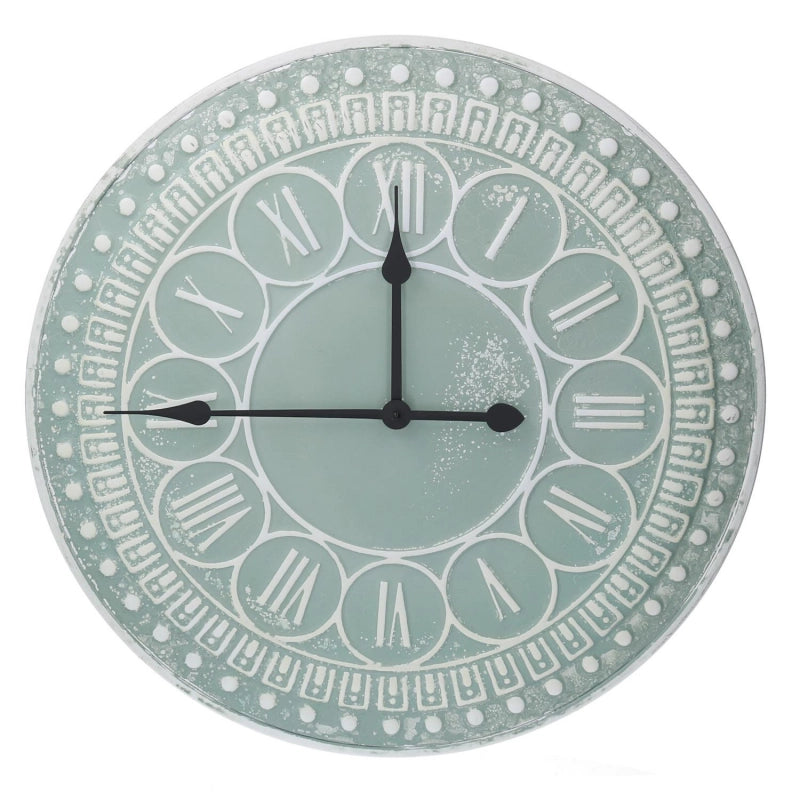 Orologio metallo verde cm ø59x3