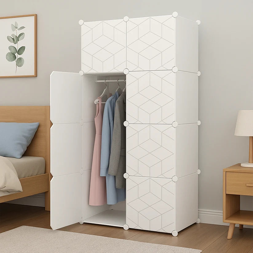Armadio bianco 147x75x47 cm