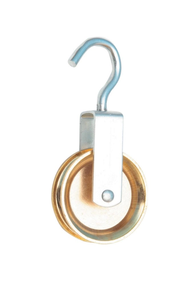 20pz carrucole x biancheria diametro 50 ottonate cod:ferx.4051
