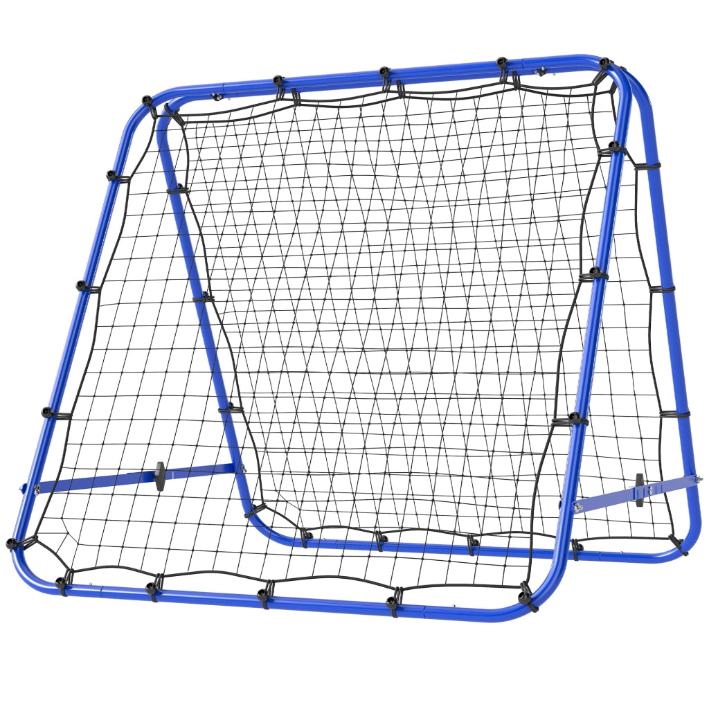 Rete da Calcio Pieghevole ¨C Minimal ¨C Blu 100x95x90 cm