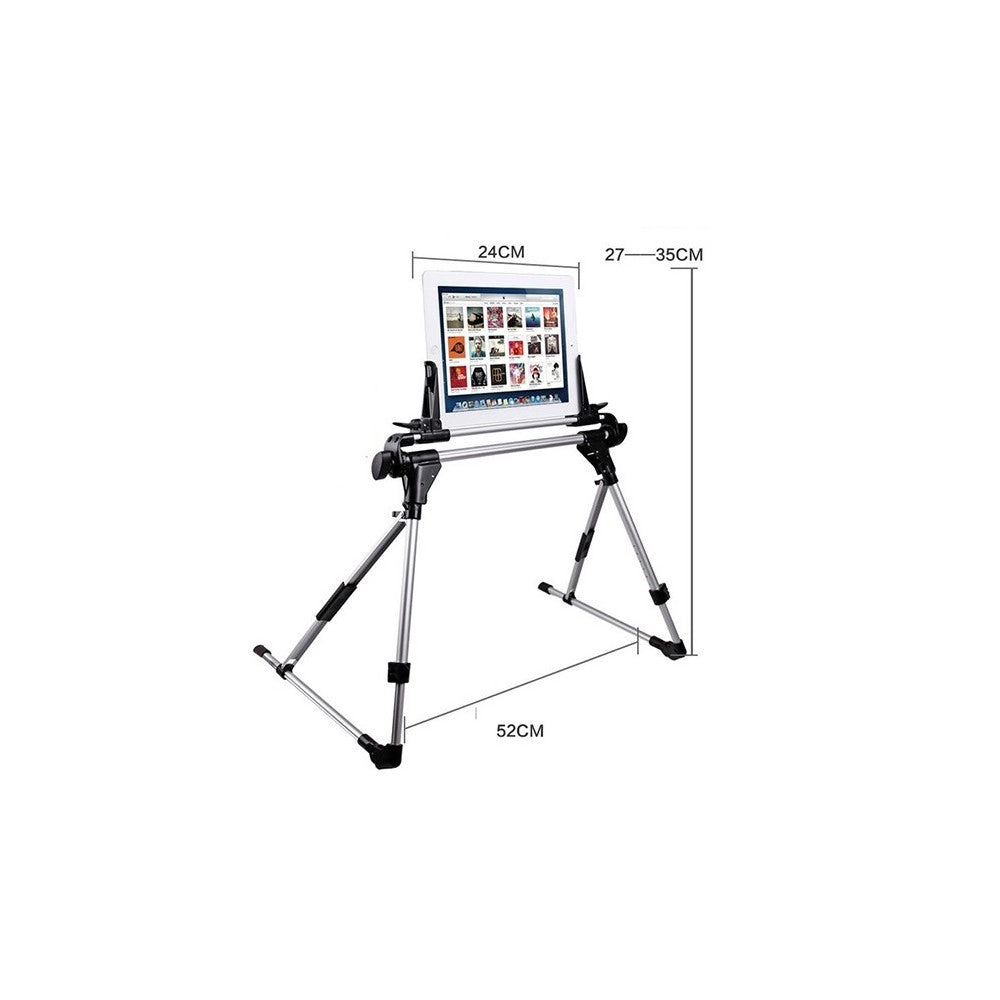 Trade Shop - Stand Supporto Multiuso Regolabile Tavolo Letto Scrivania Ipad Tablet Andorid Pc -
