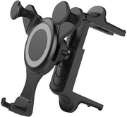 Supporto per telefono auto - Regolabile - Supporto per ventilatore - Attracco automatico - Universale - Materiale ABS/Silicone - Supporto per telefono auto per auto