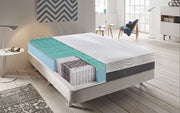 Materasso Singolo 90x200 a molle insachettate e Memory Foam 9 Zone Differenziate  Rivestimento sfoderabile