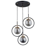 Lampada a sospensione industriale Akira 3xE14 Ø40 Alfa