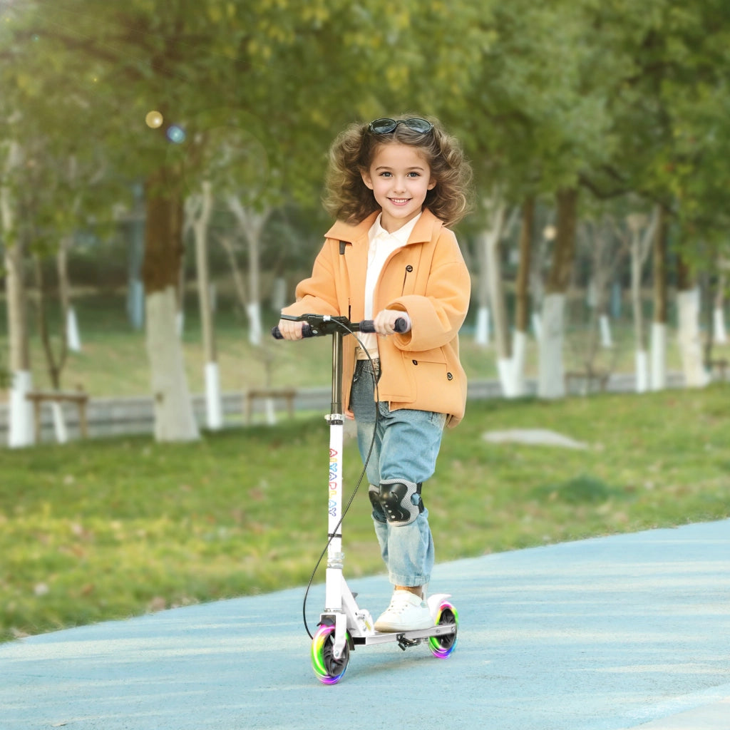Trottinette bambini ¨C Minimal ¨C bianco LED regolabile