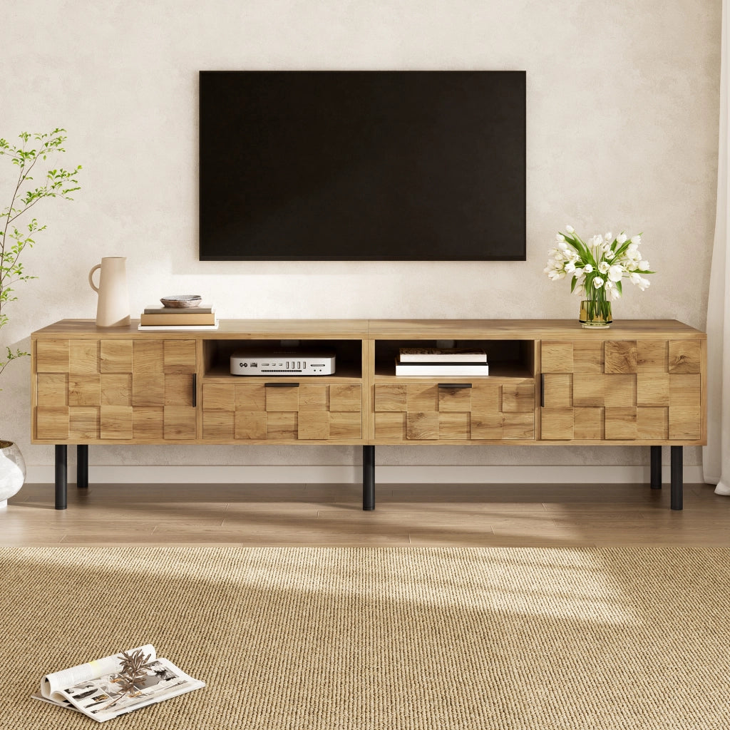 TV-Schrank Natural; Spanplatte; 160 cm