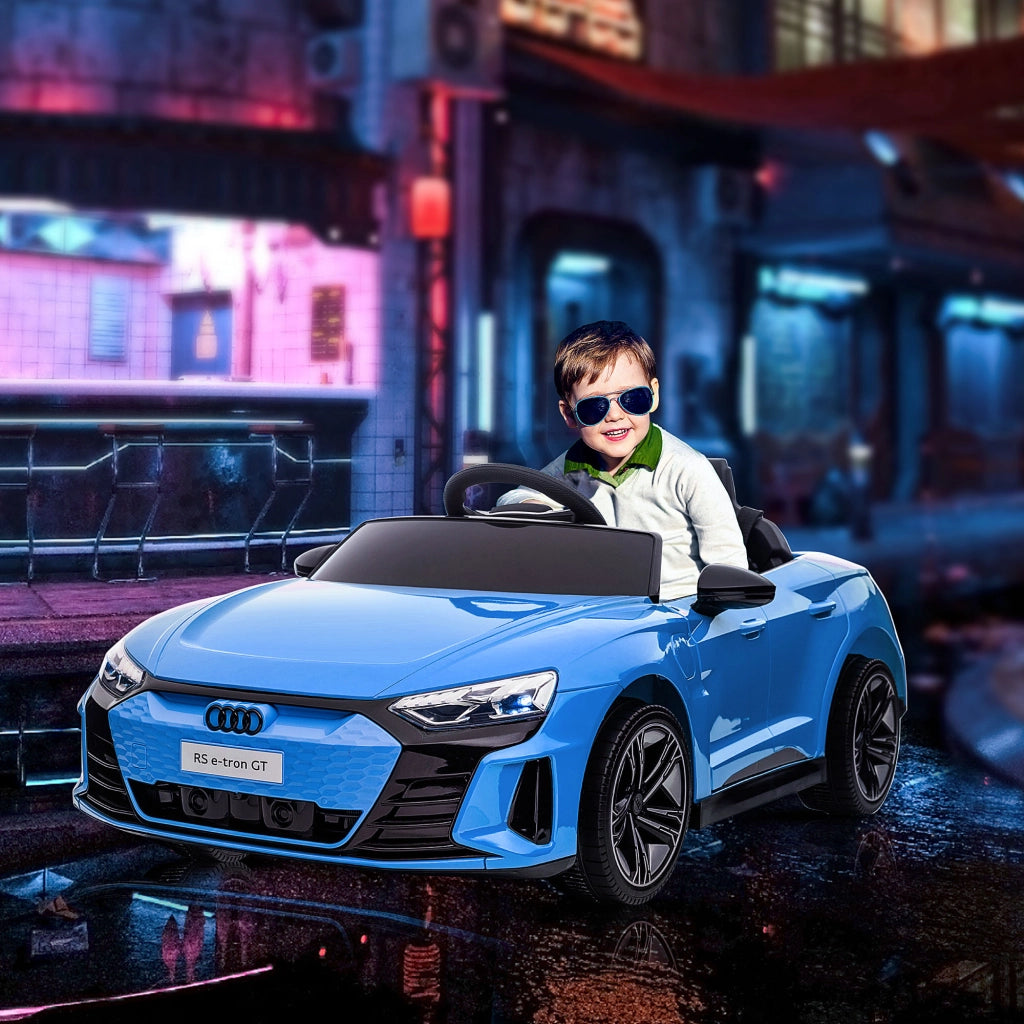 Auto Elettrica per Bambini ¨C Minimal ¨C Blu e Nero 103x58x41 cm