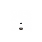 Lampada a led da tavolo Swap mini pro Nero ricaricabile e dimmerabile
