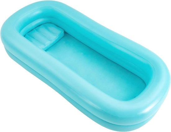 Badia Opvougbile e Opblaasbile per Disabili e Anziani - Doccia a Doppia Lastra per Pazienti a Letto (212 x 96 x 37 cm)