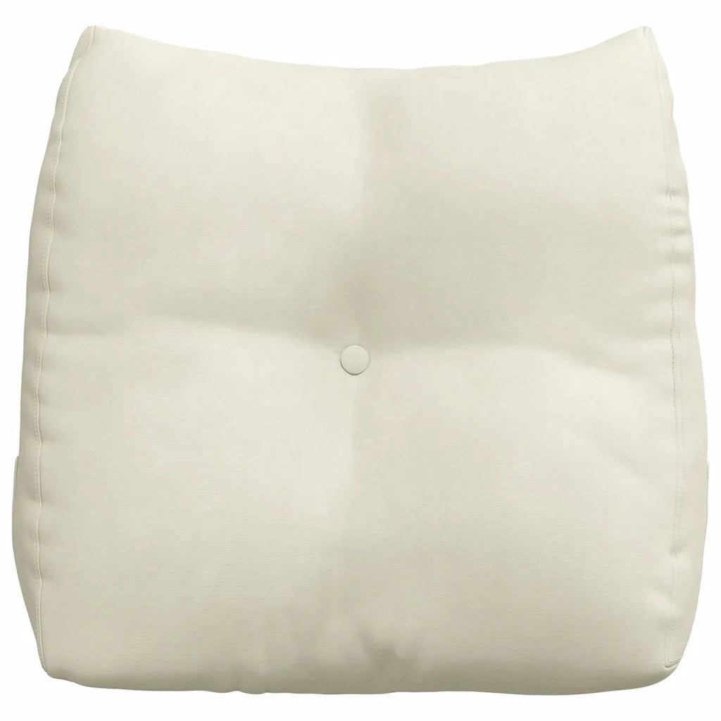 Cuscino per Schiena | Cuscino dorsale Crema 45 x 24 x 50 cm Velluto