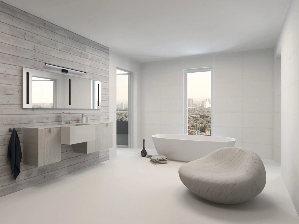 Applique bagno ASTEN 90cm nera LED 15W IP44 Kanlux