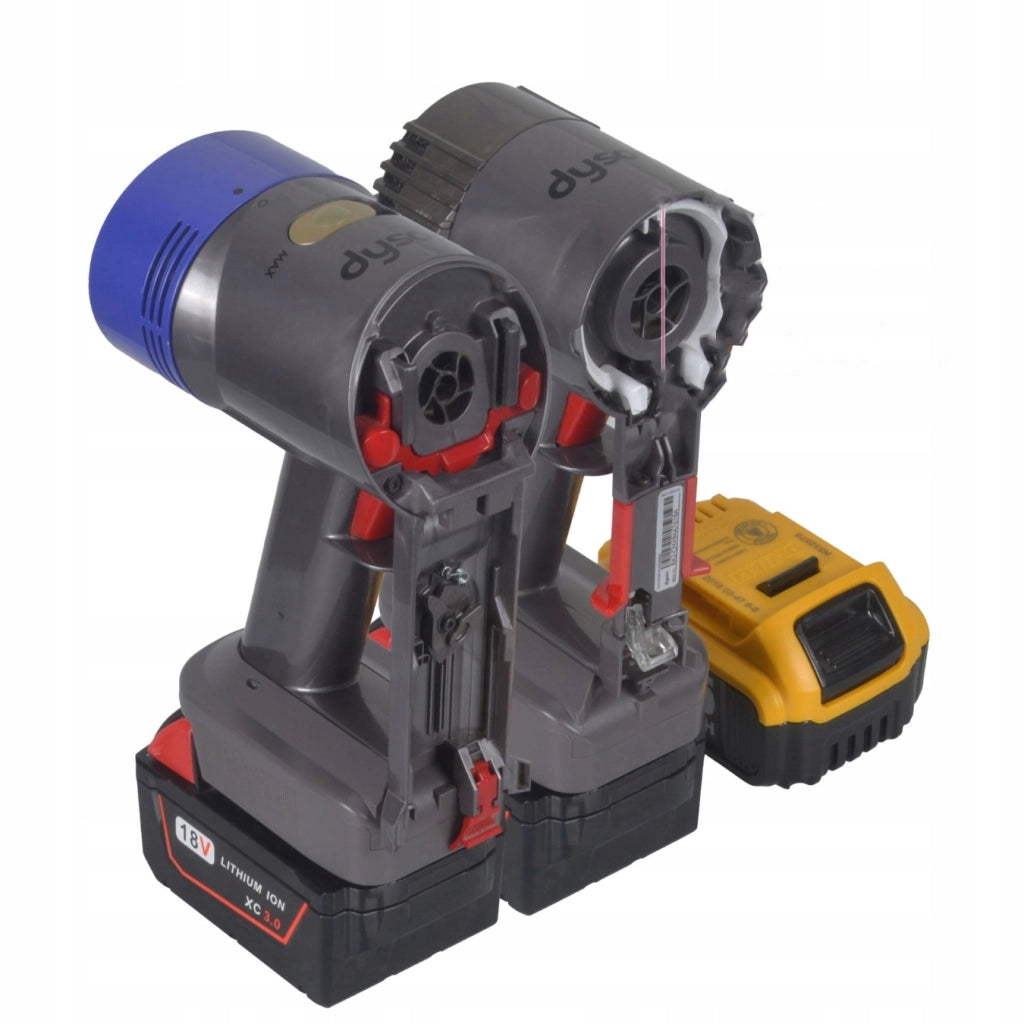 Adattatore di Ricambio per Batteria compatibile con Aspirapolvere Dyson V6 V7 V8 – Compatibile con Batterie Dewalt e