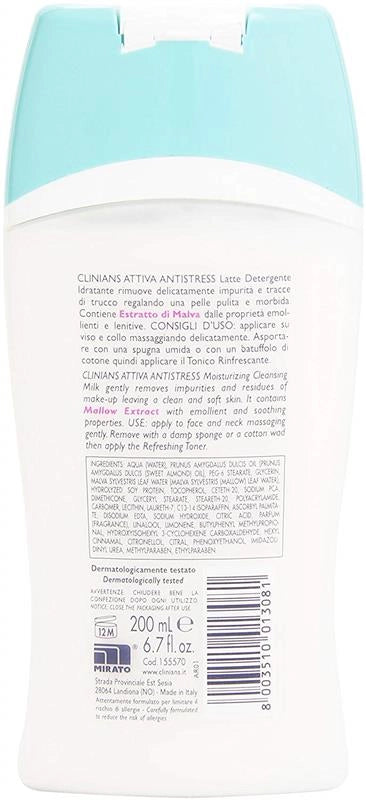 CLINIANS LATTE DETERGENTE ANTISTRESS DA 200 ML