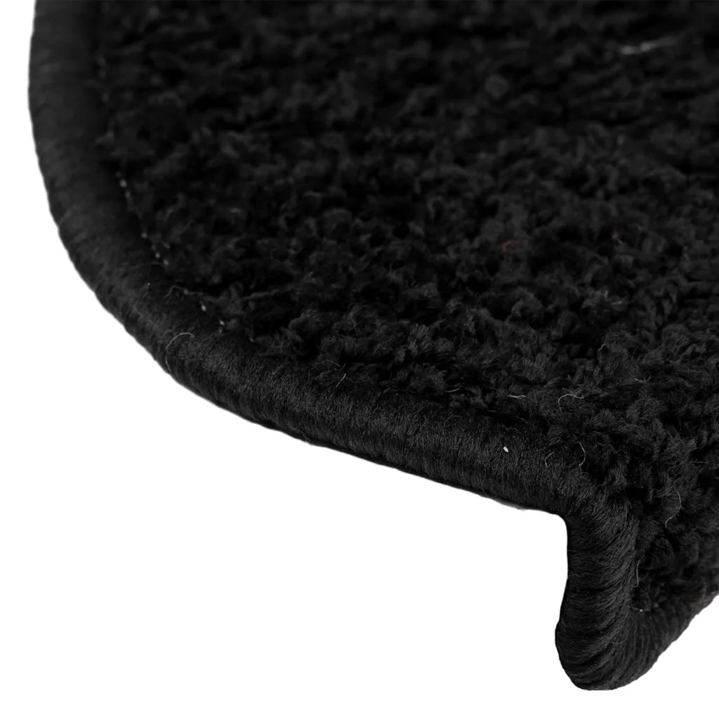 Tappetini per scale 30 pz 65x21x4 cm Nero Semicircolari Grandi 3365813