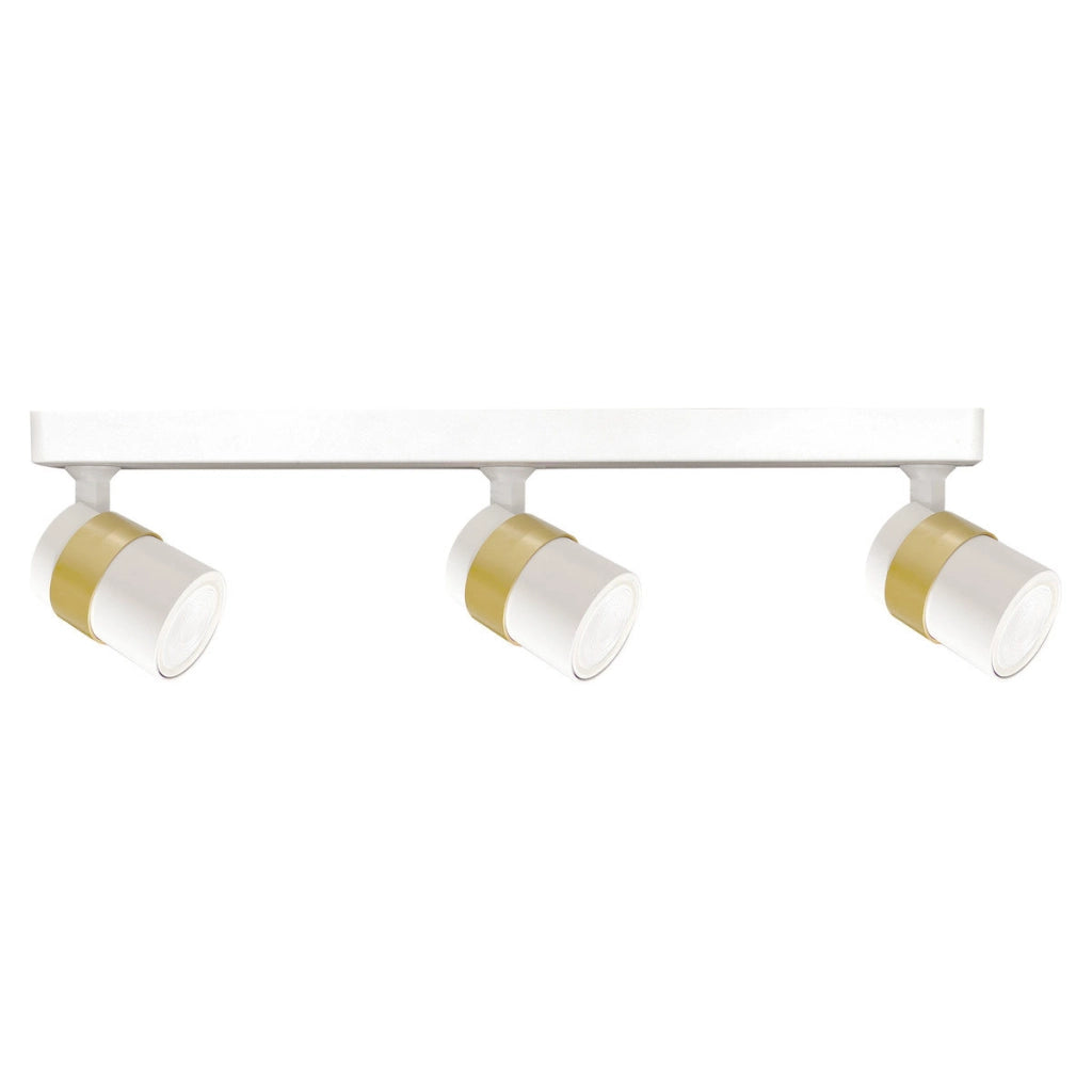 Faretto a barra Anillo 3xGU10 bianco/oro Light Prestige