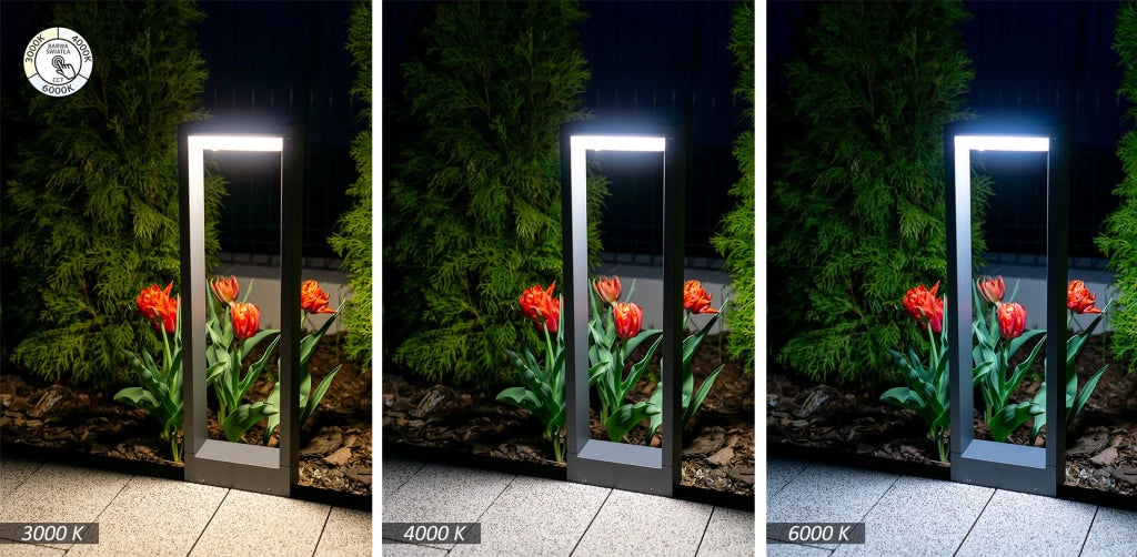 Paletto da giardino 50cm LED 7W grigio IP54 SU-MA Form