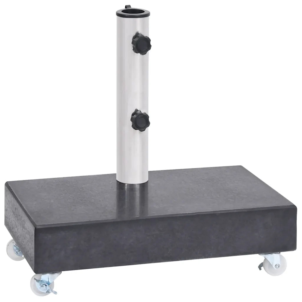 Base per Ombrellone Nera 45x25x8,3 cm in Granito 313667