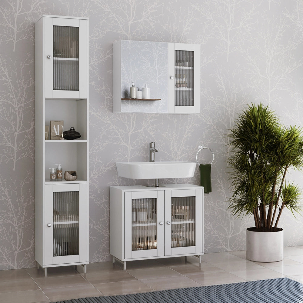 Vicco  Bianco 3 parti con colonna