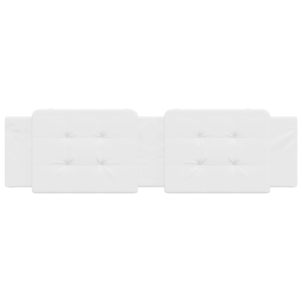 Cuscino Testiera Zadar Bianco 183 cm in Similpelle 374881