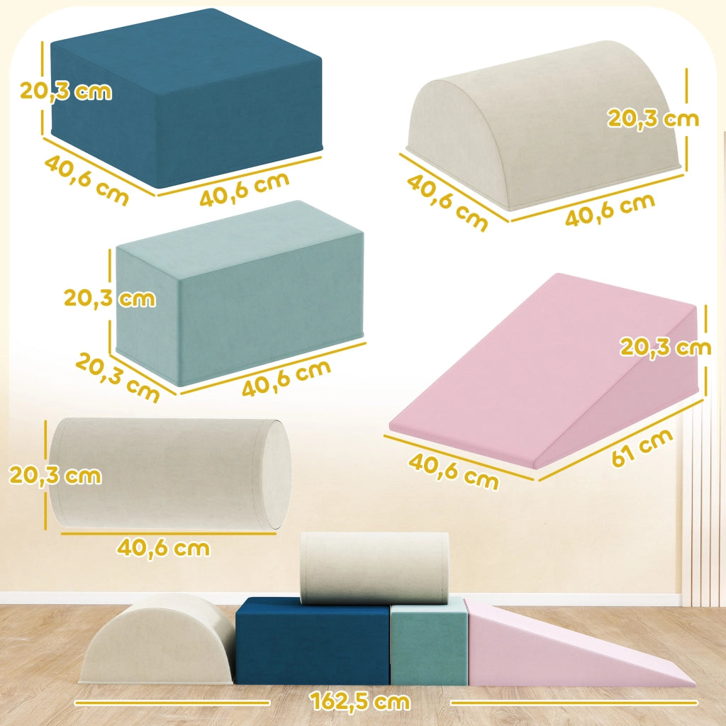 Set blocchi schiuma per bambini ¨C zephmum ¨C 5 pezzi colori