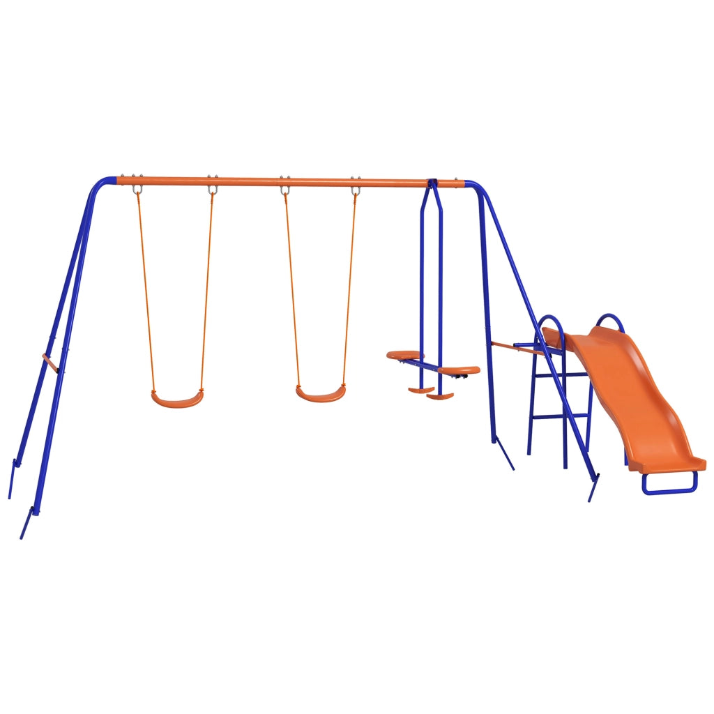Altalena 4 in 1 per Bambini con Scivolo ¨C Minimal ¨C Multicolore