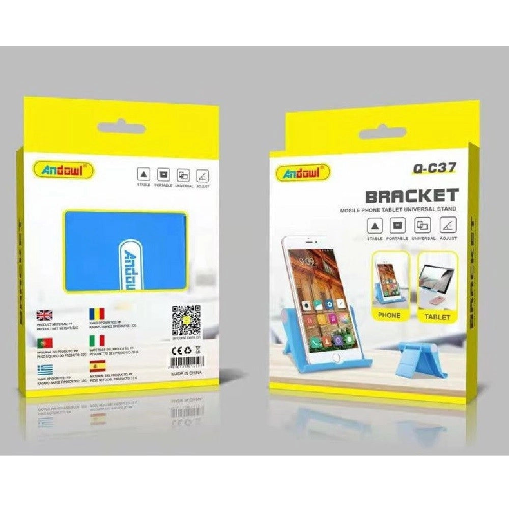Trade Shop - Supporto Staffa Regolabile Cellulare Tablet Universale Portatile Scrivania Q-c37 -
