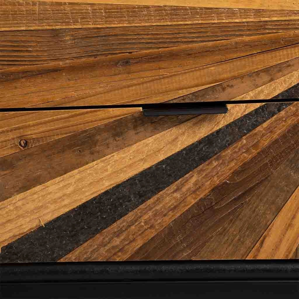 Credenza in legno di recupero marrone 80x39,5x81h cm