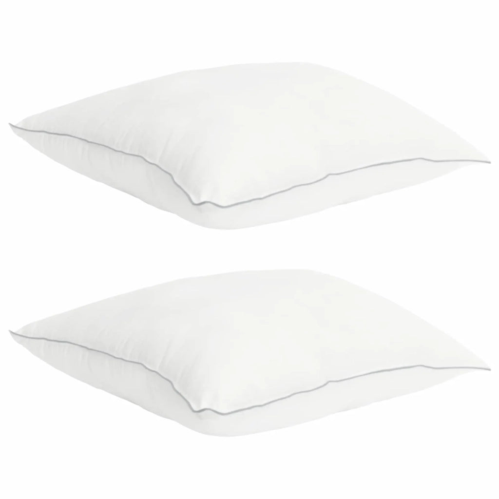 Set di Piumoni con cuscino 2 pcs Bianco Fibra di bambù 3432552
