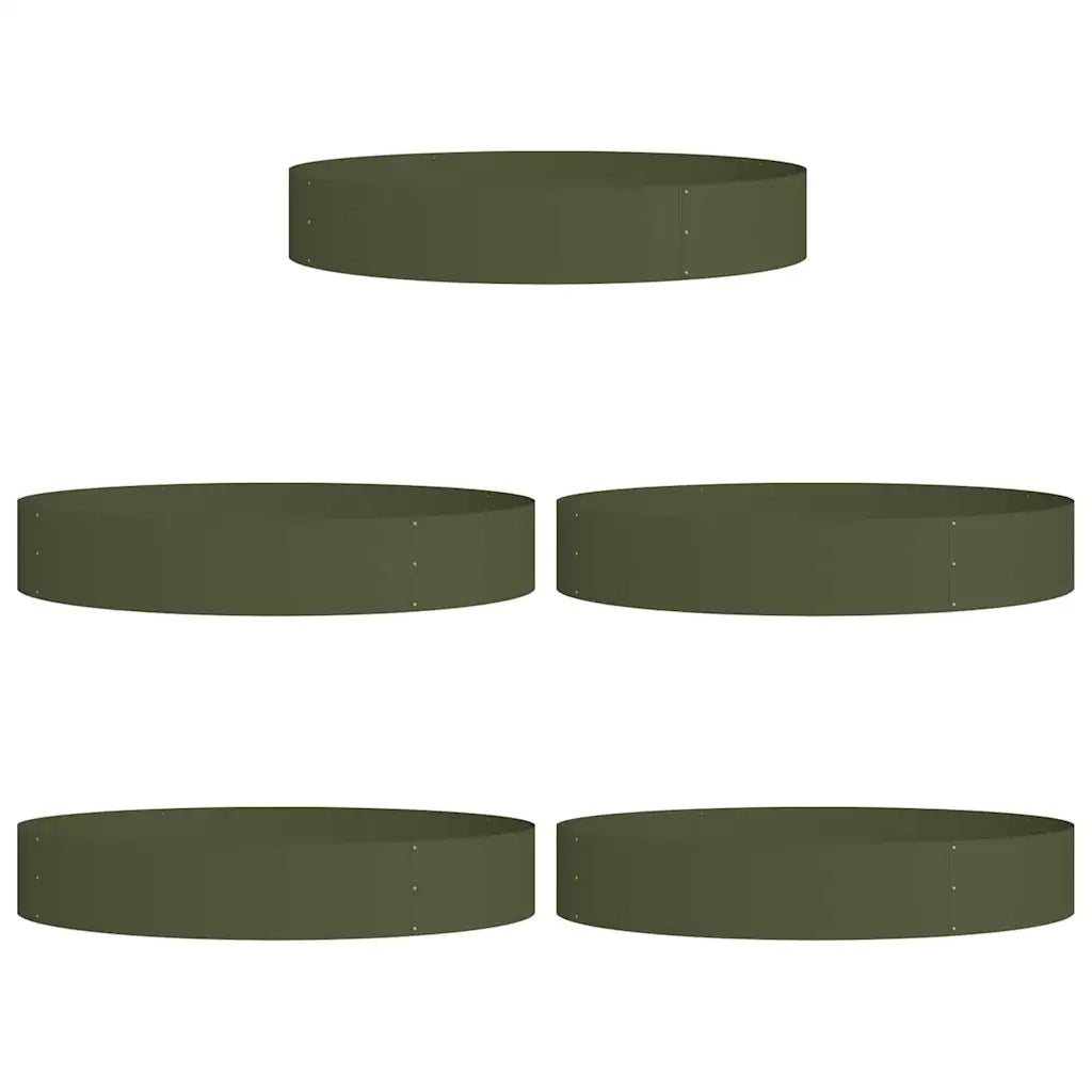 Anello per vaso 5 pcs Verde oliva 120 x 120 x 20 cm
