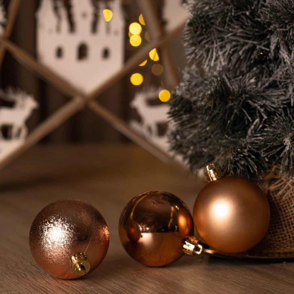 Set di 30 palline di Natale infrangibili KADAX per albero di Natale.