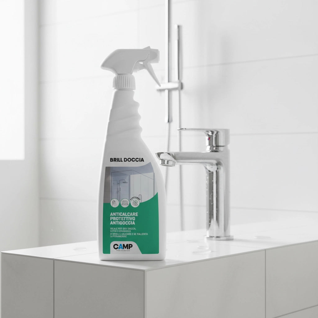 Brill doccia anticalcare protettivo antigoccia per vetri e ceramiche 750 ml