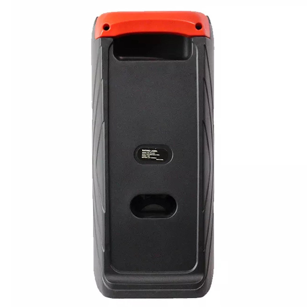 Trade Shop - Cassa Altoparlante Speaker Con Microfono Per Karaoke Giochi Luce Led Usb Aux 20w -
