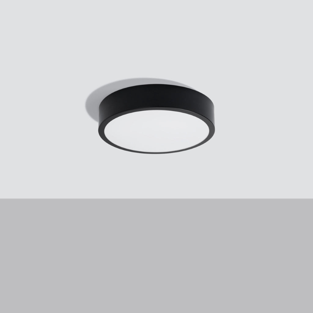 Lampada a soffitto ONYX 30 nero LED 3000K
