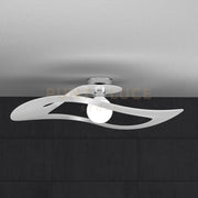 SURF PLAFONIERA D.70 CM. 1 LUCE BIANCO 1145-PL70-BI