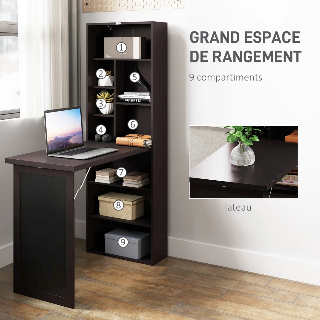Scrivania con libreria e scaffale regolabile ¨C Minimal ¨C bianco