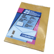 BUSTA DA LETTERA 18 x 24 gialla - s/finestra 25 pz  - BLASETTI