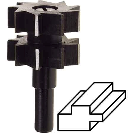 FRESA PER INCASTRI DOPPIA BATTUTA Ø 30x22 mm - PG PROFESSIONAL