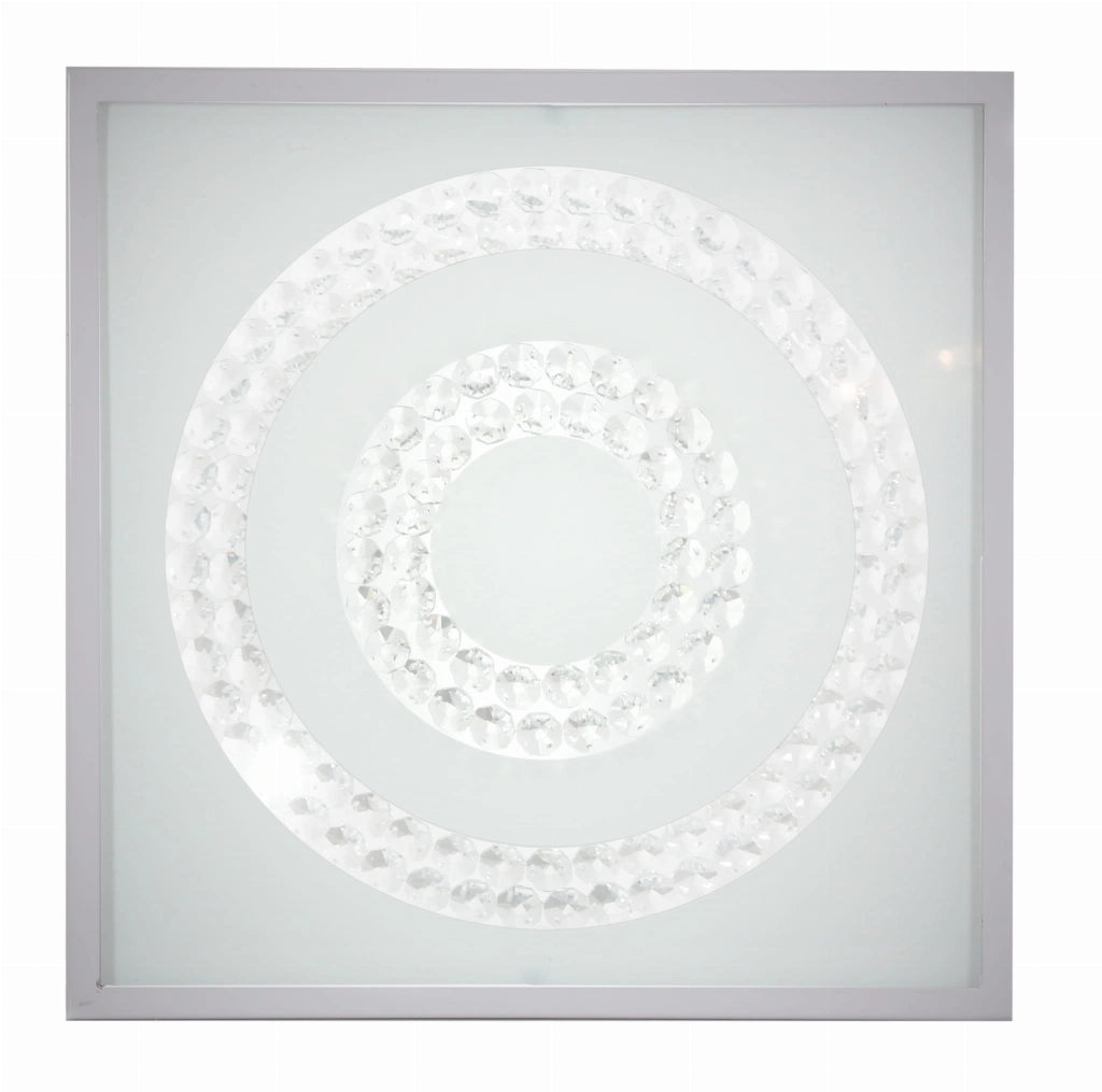 Plafoniera LED Candellux LUX 29x29 16W 6500K argento