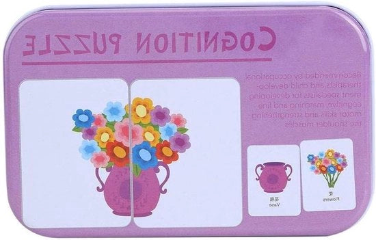 Carte da Gioco per Bambini di Età Precoce - 16 Pari di Immagini Colorate - Gioco Educativo per l'Apprendimento Prematuro