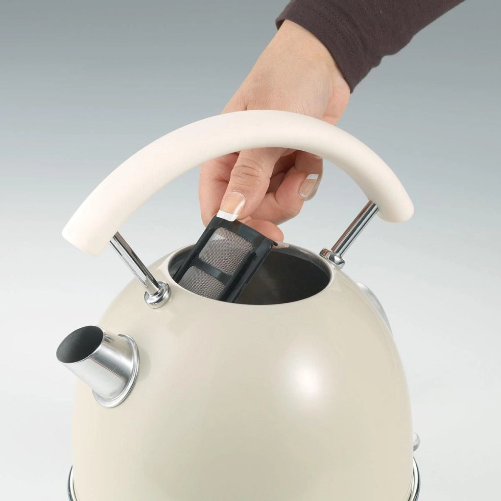 Ariete 2877 Vintage Bollitore elettrico 1,7 L 2000 W Autospegnimento Filtro tisana removibile colore Beige