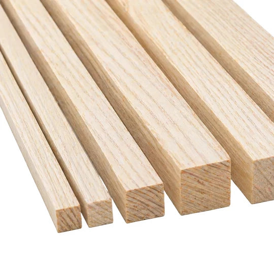 listelli piallati frassino 30 x 30 x 2400 mm 1 pz.