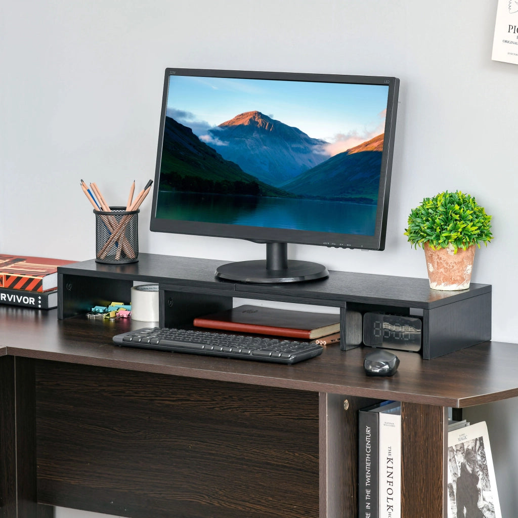 Supporto regolabile per monitor e PC ¨C Minimal ¨C 80-117 cm nero