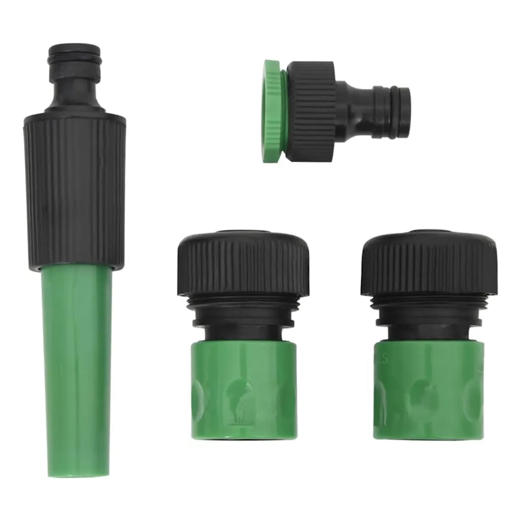Avvolgitubo Autonomo Verde con Set Raccordi Tubo 0,5" 30 m PVC 3281518