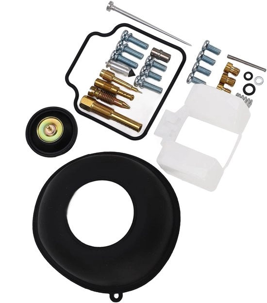 Set di riparazione carburatore resistente all'usura - Attrezzatura di regolazione carburatore - Compatibile con NX650 1988-1994 - Materiali duraturi - Riparazione semplice - Estensione della durata di vita