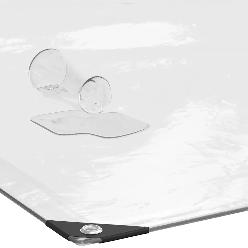 Telone Trasparente con Occhielli 5x8 m in Polietilene 4018526