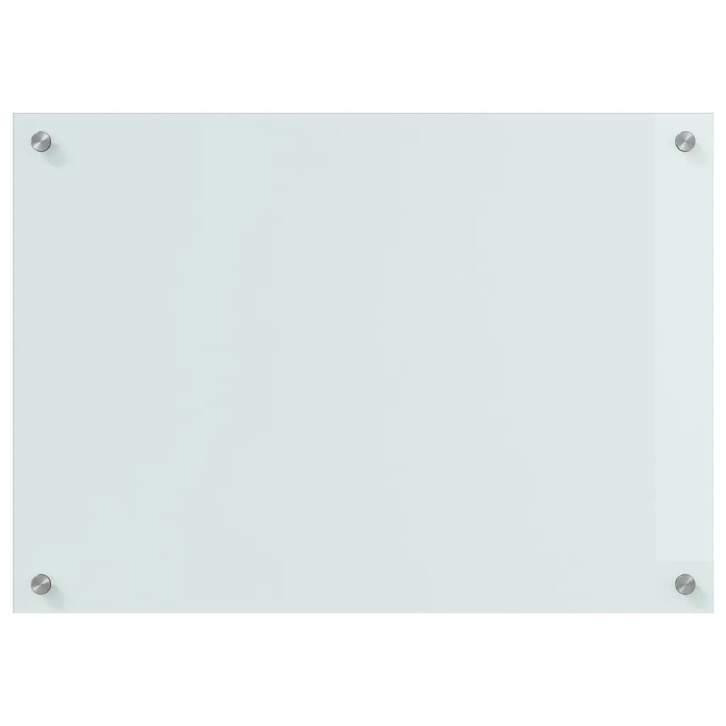 Schienale da cucina 2 pz Bianco 70 x 50 cm vetro temperato CFW3769286