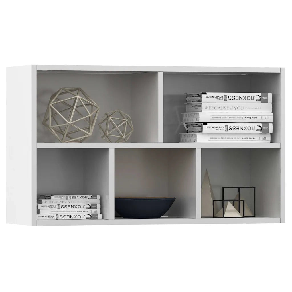 Credenza-Buffet Bianca 50x25x80 cm in Legno Multistrato