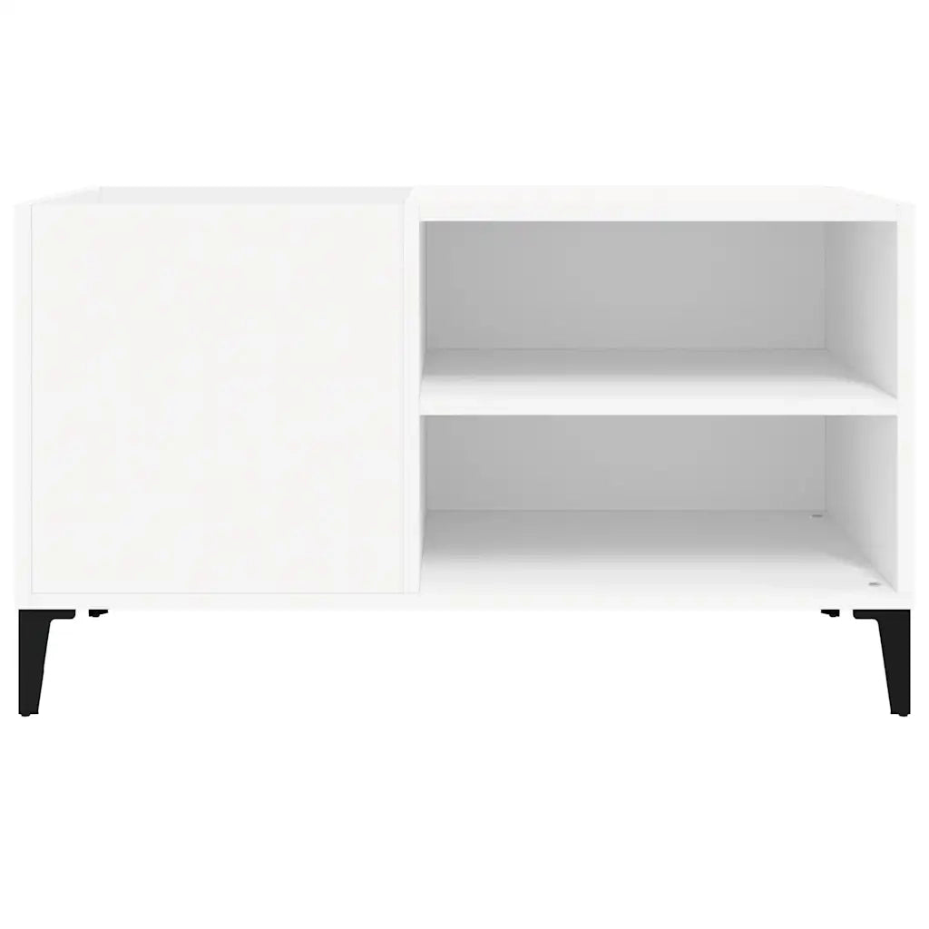 Mobile Porta Dischi Bianco 84,5x38x48 cm in Legno Multistrato CFW4537159